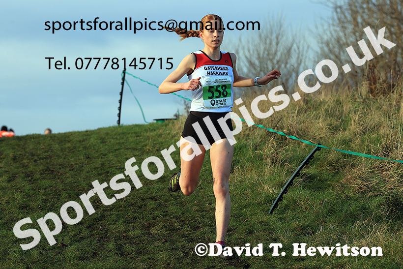 Womens under-17s and under-20s 2024 NECAA Cross Country Champs., Temple Park, South Shields. Photo: David T. Hewitson/Sports for All Pics